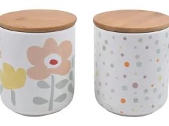 Outlet Boltze Vorratsdose Crysanto 2-fach Sortiert Mehrfarbig