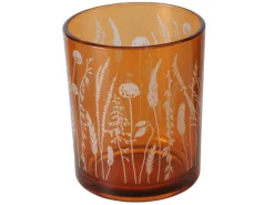 New Boltze Windlicht Jelena Klein 3-fach Sortiert Ø 7 cm x 8,5 cm Mehrfarbig