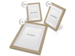 Hot bomoe Emotion Bilderrahmen MDF 30tlg Eiche