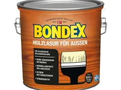 Discount BONDEX Holzlasur für Außen seidenglänzend 2,5 l Hellgrau