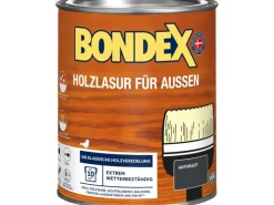 Clearance BONDEX Holzlasur für Außen 750 ml Anthrazit