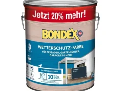 New BONDEX Wetterschutz-Farbe - 3 l reicht für ca. 27 m² Ral 7016 Anthrazitgrau