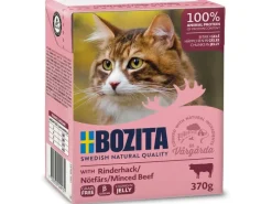 Bozita Katzen-Nassfutter Häppchen in Gelee Rinderhack 370 g