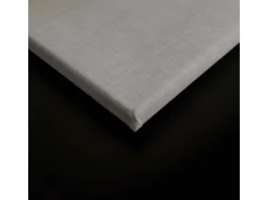 Bricoflor Aquarell Wandbild Modern Skandinavisches Leinwandbild Mit Wasserfarben Motiv Keilrahmen Bild In Weiß Und Gold Auf Canvas Für Büro