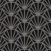 Bricoflor Art Deco Tapete in Schwarz und Grau Moderne Tapete Im 20er Jahre Stil Elegante Vliestapete Ideal für Schlafzimmer und Wohnzimmer