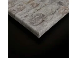 Clearance Bricoflor Badezimmer Deko Wandbilder In 120 X 80 Cm Leinwandbild In Steinoptik Hellgrau Ideal Für Küche Und Wohnzimmer