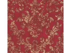Bricoflor Barock Tapete in Rot und Gold Vintage Tapete mit Elegantem Ornament Neobarock Vliestapete Ideal für Schlafzimmer und Bars
