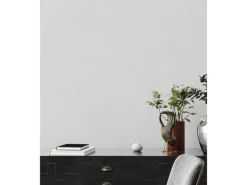 Bricoflor überstreichbare Tapete mit Struktur Vliestapete zum überstreichen Uni Wandtapete in Weiß Ideal für Flur und Küche