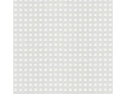 Bricoflor überstreichbare Tapete Kariert Uni Vliestapete mit Karo Muster zum überstreichen Weiße Mustertapete mit Quadrat Design Modern für Büro