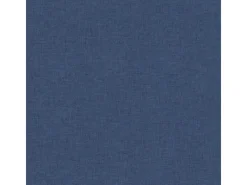 Bricoflor Blaue Tapete in Leinenoptik Moderne Uni Vliestapete in Marineblau für Schlafzimmer Dunkelblaue Vlies Wandtapete mit Vinyl Leinenstruktur