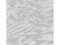 Bricoflor Blätter Tapete in Grau Silber Vlies Mustertapete für Schlafzimmer und Küche Metallic Vliestapete mit Palmenblättern