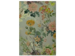 Online Bricoflor Blumenbilder Für Wohnzimmer Und Schlafzimmer Leinwandbild Mit Blumen Bunt 80 X 120 Cm Wandbild Floral Im Vintage Stil