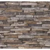 Clearance Bricoflor Bruchstein Tapete Selbstklebend Mauer Tapeten Panel in Natursteinoptik Ideal für Wohnzimmer und Küche Stein Vliestapete in 3D Optik