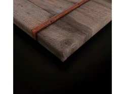 Clearance Bricoflor Deko Bild Mit Scheune Beiges Wandbild Mit Holz Motiv Im Landhausstil Leinwandbild Rustikal In 120 X 80 Cm Für Küche