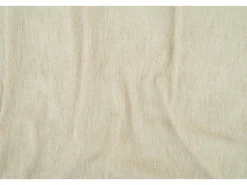 Bricoflor Halbtransparenter Vorhang mit Verdeckten Schlaufen Dean Beige