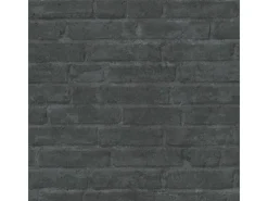 Outlet Bricoflor industrielook Tapete in anthrazit Moderne Vliestapete in Steinoptik für Küche und Wohnzimmer Dunkelgraue Vliestapete mit Vinyl