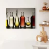 Bricoflor Küchen Bild Mit Olivenöl Und Essig Modernes Leinwandbild Für Küche Und Esszimmer Leinwand Küchenbild In Grau Rot Und Gelb