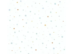 Bricoflor Kindertapete Neutral Dezente Tapete mit Punkten Ideal für Babyzimmer Von Jungen und Mädchen Gepunktete Vliestapete für Kinderzimmer