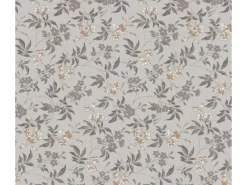 Online Bricoflor Landhausstil Tapete Für Küche Und Schlafzimmer Graue Vliestapete Floral Vintage Blumentapete Hellgrau Mit Ranken