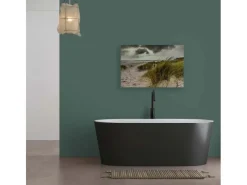 Bricoflor Leinwandbild Dünenlandschaft In 120 X 80 Cm Deko Wandbild Strand Meer Für Wohnzimmer Und Büro Ostsee Bild Maritim