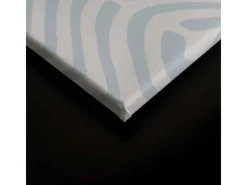 Bricoflor Maritimes Wandbild Panda Mit Pfeife Wohnzimmer Und Kinderzimmer Leinwandbild Mit Pandabär Auf Zickzack Muster 120 X 80