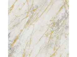 Clearance Bricoflor Marmor Tapete Weiß Gold Grau für Wohnzimmer und Schlafzimmer Scheuerbeständige Vliestapete in Marmoroptik mit Vinyl