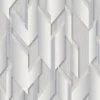 Bricoflor Moderne Tapete für Schlafzimmer in Grau Silber Geometrische Vliestapete mit 3D Metallic Effekt Vlies Mustertapete in Hellgrau