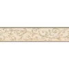 Sale Bricoflor Papier Tapetenbordüre für Küche Mediterrane Bordüre mit Ornament Vinyl Wandbordüre im Landhausstil in Beige und Gold