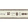 Bricoflor Selbstklebende Tapetenbordüre in Grau und Braun Moderne Bordüre in Taupe für Küche und Wohnzimmer Vlies Tapetenborte mit Vinyl