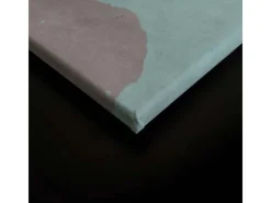 New Bricoflor Skandinavisches Leinwandbild In Pastellfarben Wohn Und Schlafzimmer Bild Auf Leinwand Im Scandi Stil Modernes Wandbild Mit Abstraktem Muster