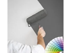 Bricoflor Weiße Tapete Putzoptik überstreichbare Vliestapete mit Putzstruktur Dezent Einfarbige Vlies Strukturtapete mit Vinyl für Wohnzimmer und Flur