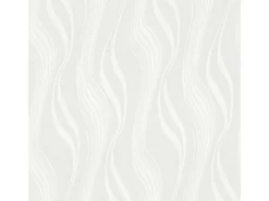 Online Bricoflor Wellenmuster Tapete Hell Geschwungene Linien Vliestapete mit Vinyl Modern Vlies Mustertapete Schlicht Ideal für Wohnzimmer und Schlafzimmer