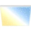 Outlet Brilo CCT LED Panel 21 W Sternenhimmel Rahmenlos mit Leuchtkante 38 cm Weiß