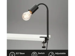 Best Briloner Klemmleuchte Krampo Schwarz