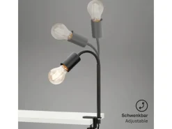 Best Briloner Klemmleuchte Krampo Schwarz