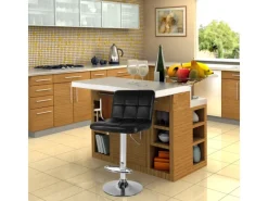 CCLIFE 2er Set Barhocker Hocker Höhenverstellbar 62cm-82cm