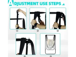 Outlet CCLIFE Hängesessel mit Gestell Kissen Hängeschaukel Hängestuhl Bis 100kg Indoor Outdoor Garten Beige