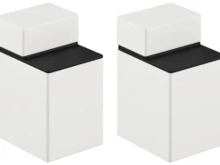 Online Clip-Set Regalbodenträger Kurz für 20 mm Matt-Weiß Weiß Matt