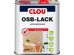 CLOU OSB-Lack Transparent seidenmatt 3 l