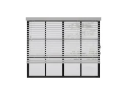 Cocoon Home Concepts Holz Jalousien 90 x 240 50mm Lamellen Weiß