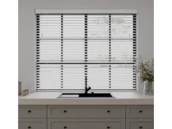 Cocoon Home Concepts Holz Jalousien 80 x 175 50mm Lamellen Weiß