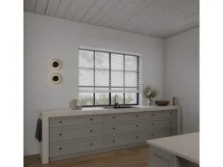 Cocoon Home Concepts Holz Jalousien 240 x 240 50mm Lamellen Weiß