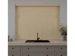 Cocoon Home Concepts Holz Jalousien 240 x 240 50mm Lamellen Naturel
