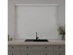 Cocoon Home Concepts Holz Jalousien 90 x 130 50mm Lamellen Weiß