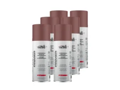 Best COLORS Korrosionsschutzgrundierung Sprühlack 6er Set 400ml Rotbraun