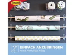 Outlet Command Haken-Set Mittelgroß Transparent 6 Stück