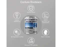 Discount CONTURA Boots & Yachtlack Bootslack Holzlack Hartlack Klarlack 2,5 Liter Seidenmatt