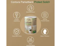 Best CONTURA Premium Protect Parkettlack Treppenlack Dielenlack Fußbodenlack Glänzend 10 Liter