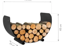 Clearance CookKing Kaminholzregal Turyn 70 36x70x45cm