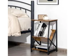 Sale Costway Beistelltisch 3-Stufiger Plattenspielerständer Couchtisch